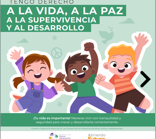 Tengo derecho a la vida, a la paz, a la supervivencia y al desarrollo