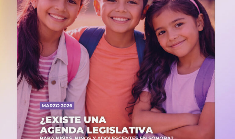 ¿EXISTE UNA AGENDA LEGISLATIVA PARA NIÑAS, NIÑOS Y ADOLESCENTES EN SONORA?